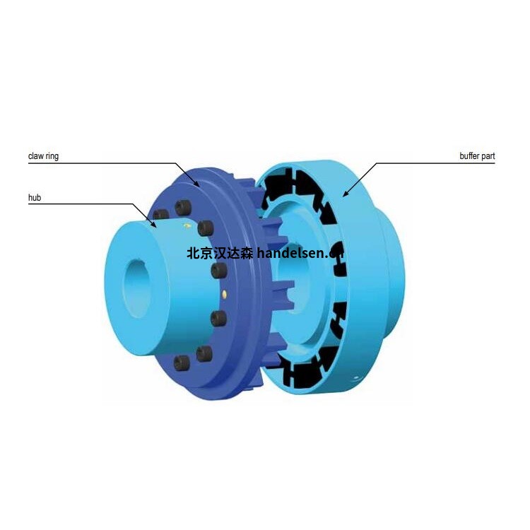 Kupplungswerk EZK系列彈性爪式聯軸器