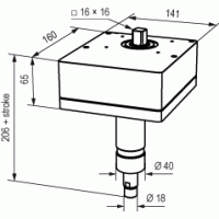 Schischek帶彈簧復位的線性閥門執行器 ExMax + LIN