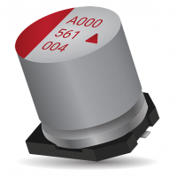 AVX APA系列貼片鋁導電聚合物電解電容器 可提高ESR，耐久性