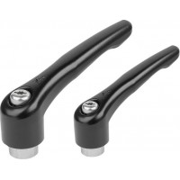 KIPP K0123_SE英寸公制鋼件不銹鋼可調式手柄內螺紋