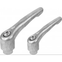 KIPP可調式手柄英寸公制內螺紋鋼件不銹鋼K0123_BL