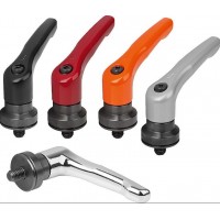 KIPP可調節手柄夾緊力增強器壓鑄鋅外螺紋K1599