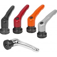 KIPP可調節手柄內螺紋黑色氧化鋼K1599夾緊力增強器