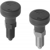 KIPP K1495_A K1495_B螺紋體易切削鋼定位柱塞帶狀態傳感器