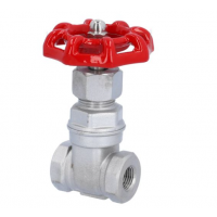 END-Armaturen閘閥，內螺紋連接，閥體及外殼材質為不銹鋼材質