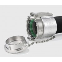 德國(guó)Elaflex  DDC - S 4"SS內(nèi)螺紋接頭 扣壓式固定 適配橡膠軟管