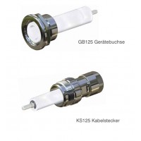 德國GES原裝100系列KS125單極高壓連接器適用于高壓、大電流場景